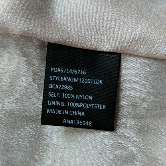 NASTY GAL shadow play black lace maxi gown small - Picture 6 of 6